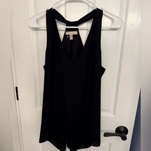 Banana Republic Black V-Neck Tank Top